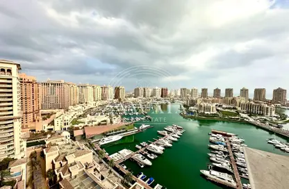 Apartment - 3 Bedrooms - 4 Bathrooms for rent in West Porto Drive - Porto Arabia - The Pearl Island - Doha