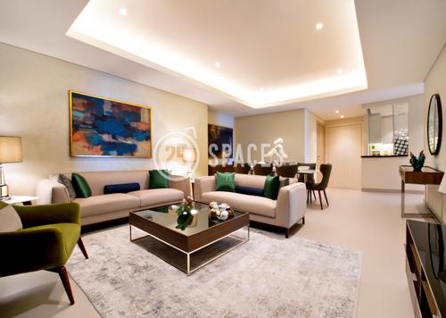 Apartment - 3 bedrooms - 4 bathrooms for rent in Abraj Bay - Abraj Quartiers - The Pearl Island - Doha