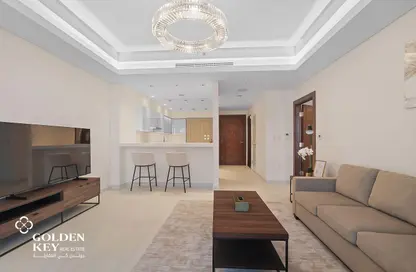 Apartment - 1 Bedroom - 2 Bathrooms for rent in Crystal Residence - The Pearl Island - Doha