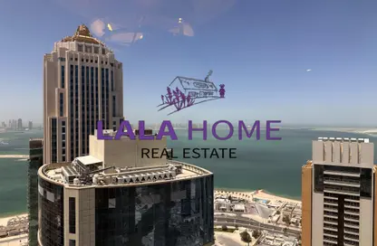 شقة - غرفة نوم - 1 حمام للايجار في برج وست باي - الخليج الجنوبي - الخليج الغربي - الدوحة