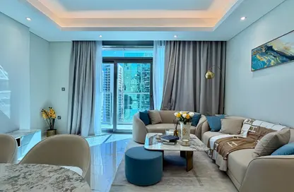 Apartment - 2 Bedrooms - 3 Bathrooms for rent in Lusail Residence - Marina District - Lusail