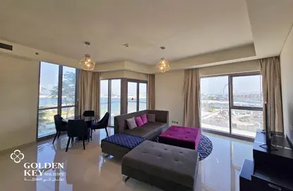 شقة - غرفة نوم - 2 حمامات للايجار في فيلات القطاع الشمالي - القسم السكني - الواجهة المائية - الوسيل