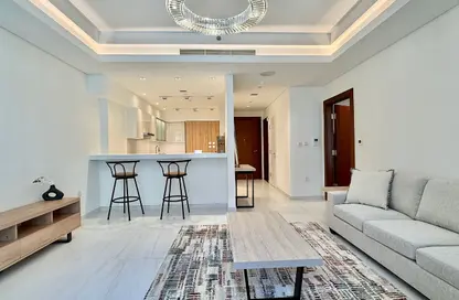 شقة - غرفة نوم - 2 حمامات للايجار في كريستال ريزيدنس - جزيرة جيوان - جزيرة اللؤلؤة - الدوحة