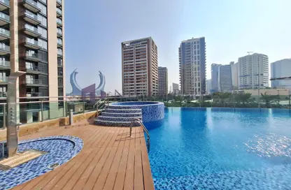 Apartment - 2 Bedrooms - 4 Bathrooms for rent in Lusail Marina Heights - Marina District - Lusail