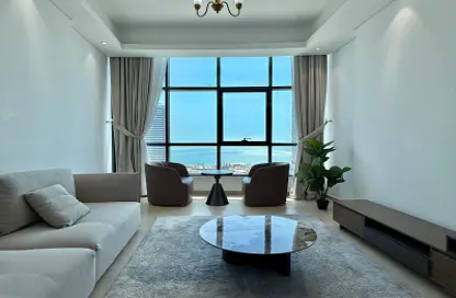Apartment - 2 Bedrooms - 3 Bathrooms for rent in Marina Tower 21 - Marina District - Lusail