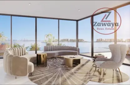 Living / Dining Room image for: Apartment - 1 Bedroom - 2 Bathrooms for sale in Qetaifan Islands - Lusail, Image 1