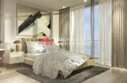 Room / Bedroom image for: Apartment - 1 Bedroom - 1 Bathroom for sale in Legtaifiya Lagoon - West Bay - Doha, Image 1