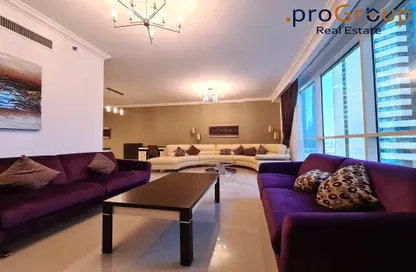 Living Room image for: Apartment - 2 Bedrooms - 3 Bathrooms for rent in West Bay Tower - West Bay - West Bay - Doha, Image 1