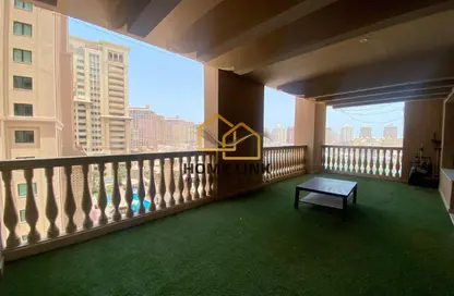 Apartment - 2 Bedrooms - 3 Bathrooms for rent in East Porto Drive - Porto Arabia - The Pearl Island - Doha