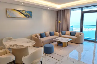 شقة - غرفة نوم - 2 حمامات للايجار في لوسيل ريسيدينس - منطقة المارينا - الوسيل