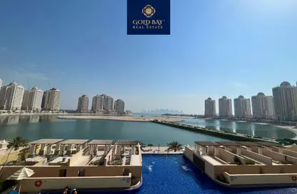 Apartment - 1 Bedroom - 2 Bathrooms for rent in Viva West - Viva Bahriyah - The Pearl Island - Doha
