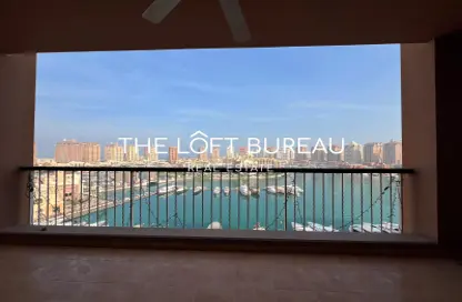 شقة - 2 غرف نوم - 3 حمامات للايجار في برج 4 - بورتو أرابيا - جزيرة اللؤلؤة - الدوحة