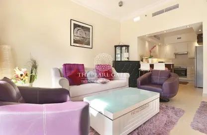 Apartment - 1 Bedroom - 2 Bathrooms for rent in Carnaval - Qanat Quartier - The Pearl Island - Doha Apartment - 1 Bedroom - 2 Bathrooms for rent in Carnaval - Qanat Quartier - The Pearl Island - Doha