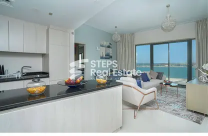 Kitchen image for: Apartment - 2 Bedrooms - 3 Bathrooms for sale in Lusail City - Lusail, Image 1