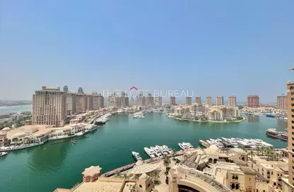 Apartment - 2 Bedrooms - 3 Bathrooms for rent in East Porto Drive - Porto Arabia - The Pearl Island - Doha