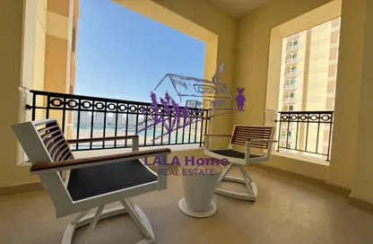 Apartment - 1 Bedroom - 2 Bathrooms for rent in Viva East - Viva Bahriyah - The Pearl Island - Doha