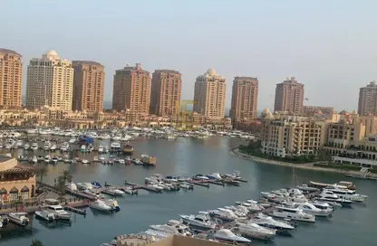 Apartment - 1 Bedroom - 2 Bathrooms for rent in West Porto Drive - Porto Arabia - The Pearl Island - Doha