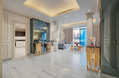 Villa - 5 Bedrooms - 7 Bathrooms for rent in Abraj Bay - Abraj Quartiers - The Pearl Island - Doha