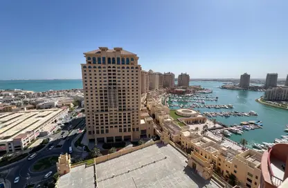 Apartment - 1 Bedroom - 2 Bathrooms for rent in One Porto Arabia - Porto Arabia - The Pearl Island - Doha