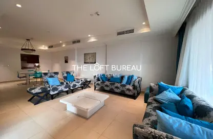 Apartment - 1 Bedroom - 2 Bathrooms for rent in East Porto Drive - Porto Arabia - The Pearl Island - Doha