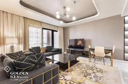 شقة - 2 غرف نوم - 3 حمامات للايجار في طريق بورتو الغربي - بورتو أرابيا - جزيرة اللؤلؤة - الدوحة