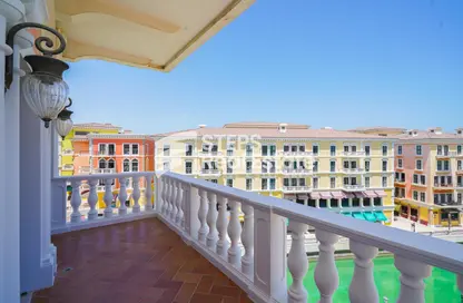 Balcony image for: Apartment - 3 Bedrooms - 3 Bathrooms for rent in Chateau - Qanat Quartier - The Pearl Island - Doha, Image 1