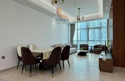 شقة - 2 غرف نوم - 3 حمامات للايجار في برج مارينا 21 - منطقة المارينا - الوسيل