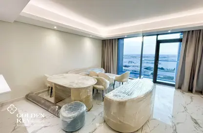 شقة - 2 غرف نوم - 3 حمامات للايجار في برج مارينا 23 - منطقة المارينا - الوسيل