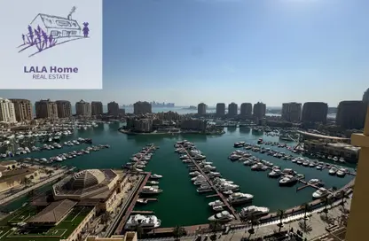 شقة - 1 حمام للايجار في برج بورتو ارابيا 2 - بورتو أرابيا - جزيرة اللؤلؤة - الدوحة