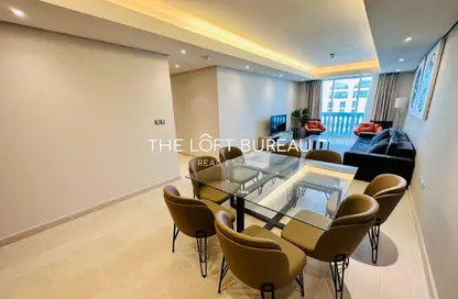 Apartment - 3 Bedrooms - 4 Bathrooms for rent in Viva West - Viva Bahriyah - The Pearl Island - Doha