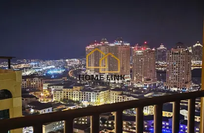 Apartment - 1 Bedroom - 2 Bathrooms for rent in West Porto Drive - Porto Arabia - The Pearl Island - Doha