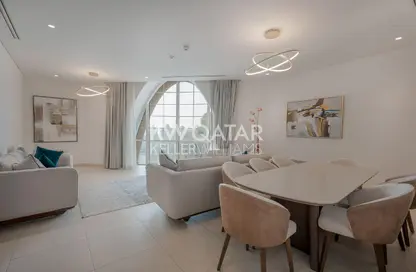 (بنتهاوس  (روف - 3 غرف نوم - 4 حمامات للايجار في حدائق فلورستا - حدائق فلورستا - جزيرة اللؤلؤة - الدوحة