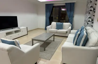 Apartment - 1 Bedroom - 2 Bathrooms for rent in Tower 5 - Porto Arabia - The Pearl Island - Doha