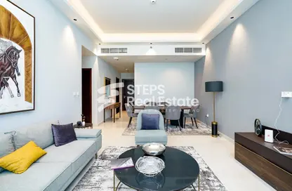 Apartment - 2 Bedrooms - 3 Bathrooms for rent in Fox Hills A13 - Fox Hills - Lusail