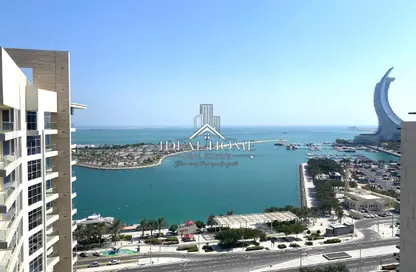 شقة - غرفة نوم - 2 حمامات للايجار في لوسيل ريسيدينس - منطقة المارينا - الوسيل