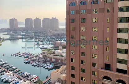 Apartment - 1 Bedroom - 2 Bathrooms for rent in West Porto Drive - Porto Arabia - The Pearl Island - Doha