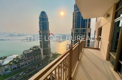 شقة - 2 غرف نوم - 3 حمامات للايجار في ابراج باي - منطقة الأبراج - جزيرة اللؤلؤة - الدوحة