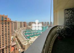 Apartment - 3 bedrooms - 5 bathrooms for sale in Tower 10 - Porto Arabia - The Pearl - Doha