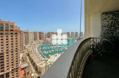 Apartment - 3 Bedrooms - 5 Bathrooms for sale in Tower 10 - Porto Arabia - The Pearl Island - Doha