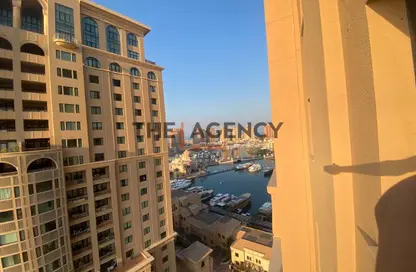 Apartment - 1 Bedroom - 2 Bathrooms for sale in East Porto Drive - Porto Arabia - The Pearl Island - Doha
