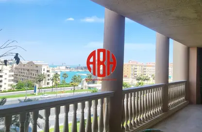Apartment - 1 Bedroom - 2 Bathrooms for rent in East Porto Drive - Porto Arabia - The Pearl Island - Doha
