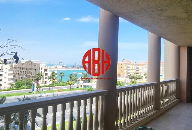 Apartment - 1 Bedroom - 2 Bathrooms for rent in East Porto Drive - Porto Arabia - The Pearl Island - Doha