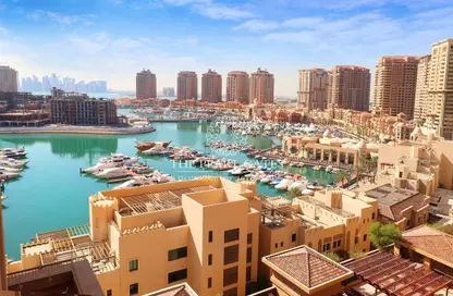 Apartment - 1 Bedroom - 2 Bathrooms for rent in East Porto Drive - Porto Arabia - The Pearl Island - Doha Apartment - 1 Bedroom - 2 Bathrooms for rent in East Porto Drive - Porto Arabia - The Pearl Island - Doha