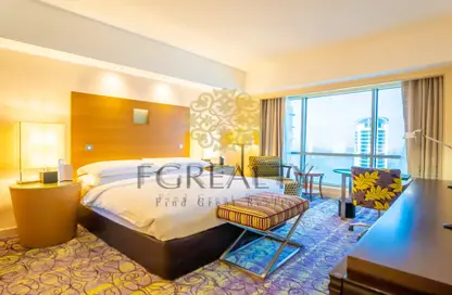 Hotel Apartments - Studio - 1 Bathroom for rent in Omar Al Mukhtar Street - Diplomatic Area - Doha
