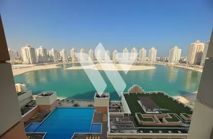 Apartment - 1 Bedroom - 2 Bathrooms for rent in Viva East - Viva Bahriyah - The Pearl Island - Doha
