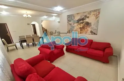 Living / Dining Room image for: Villa - 5 Bedrooms - 5 Bathrooms for rent in Bu Hamour Street - Abu Hamour - Doha, Image 1