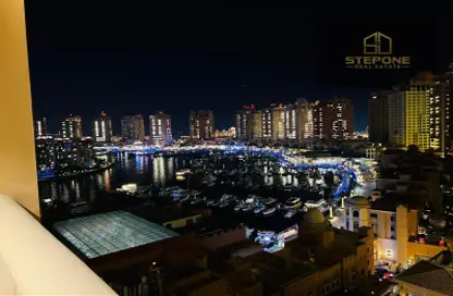 Apartment - 1 Bedroom - 1 Bathroom for rent in West Porto Drive - Porto Arabia - The Pearl Island - Doha