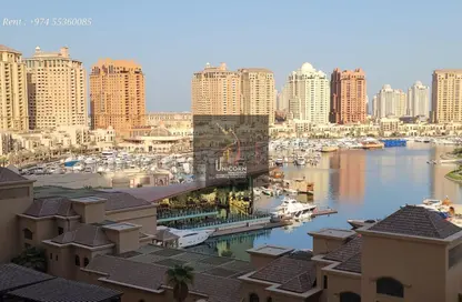 Apartment - 2 Bedrooms - 3 Bathrooms for rent in Tower 8 - Porto Arabia - The Pearl Island - Doha