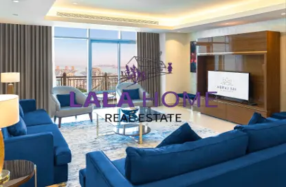 Penthouse - 3 Bedrooms - 4 Bathrooms for rent in Abraj Bay - Abraj Quartiers - The Pearl Island - Doha