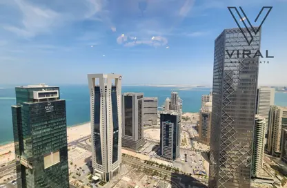 شقة - غرفة نوم - 2 حمامات للايجار في ابراج سيتي سنتر - الخليج الغربي - الدوحة